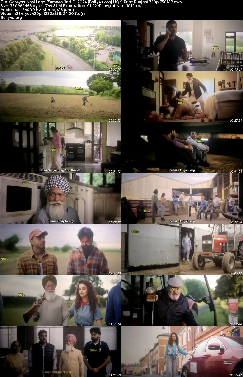 Goreyan Naal Lagdi Zameen Jatt Di 2024 HQ S Print Punjabi Full Movie Download 1080p  720p  480p