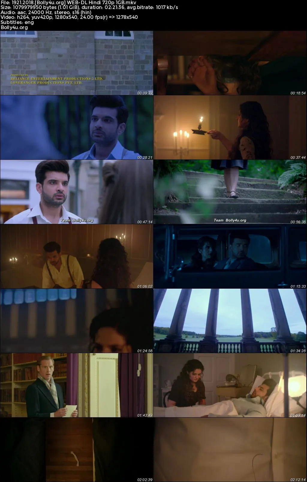 1921 2018 WEB-DL Hindi Full Movie Download 1080p  720p  480p