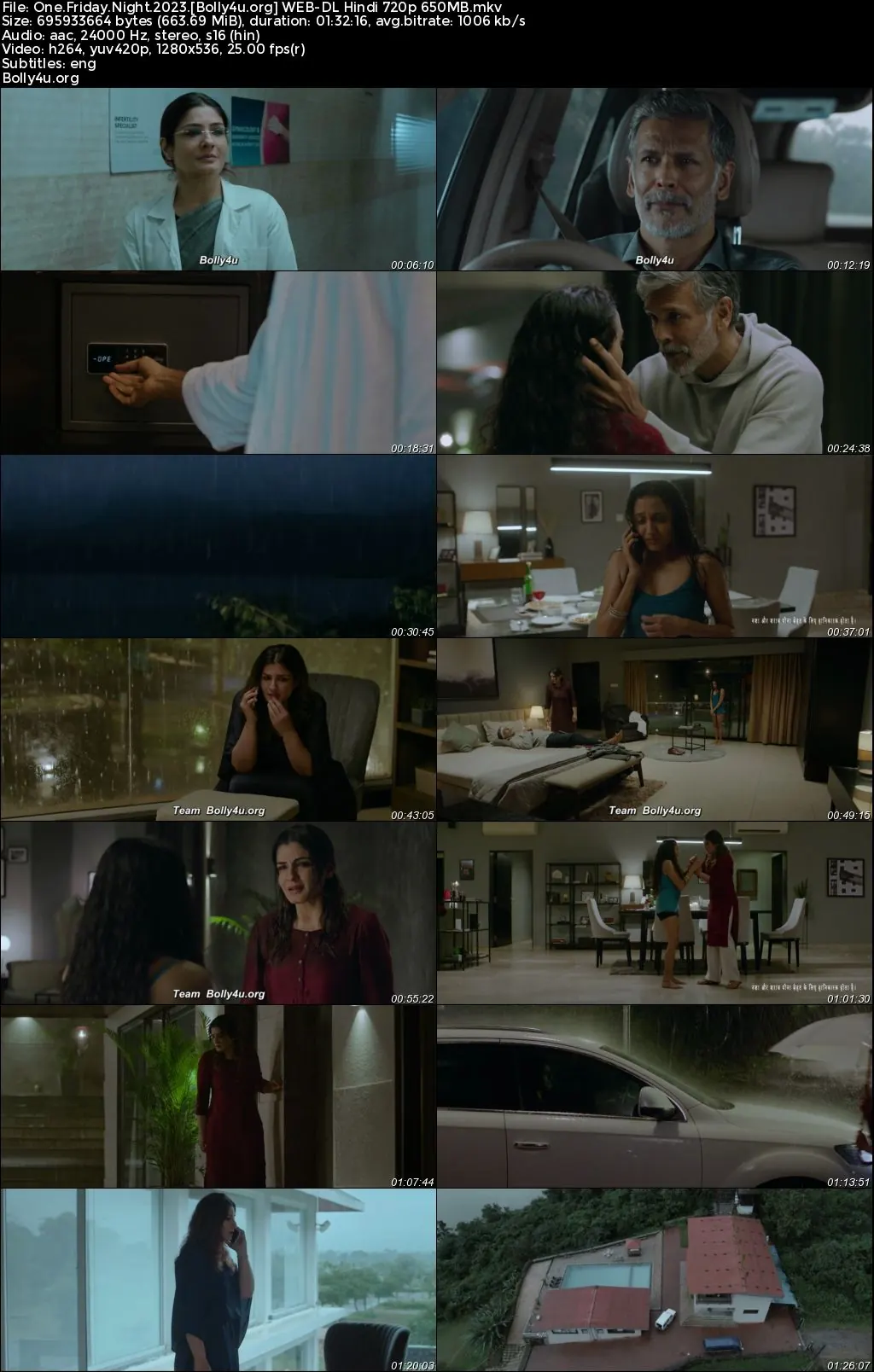One Friday Night 2023 WEB-DL Hindi Full Movie Download 1080p  720p  480p