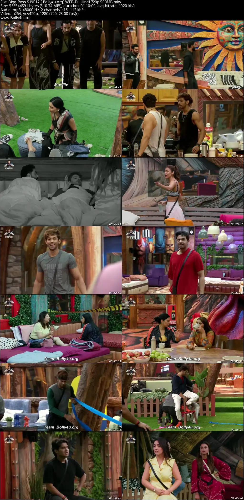 Bigg Boss 2025 WEB-DL Hindi S19EP12 Download 720p  480p
