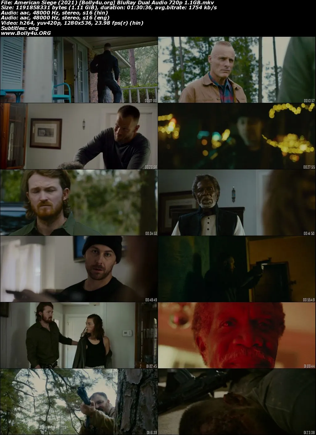 American Siege 2021 BRRip Hindi Dual Audio ORG 720p 480p Download