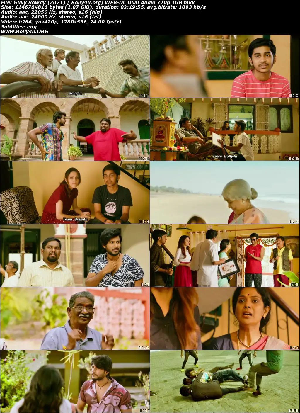 Gully Rowdy 2021 WEB-DL 1GB UNCUT Hindi Dual Audio ORG 720p Download