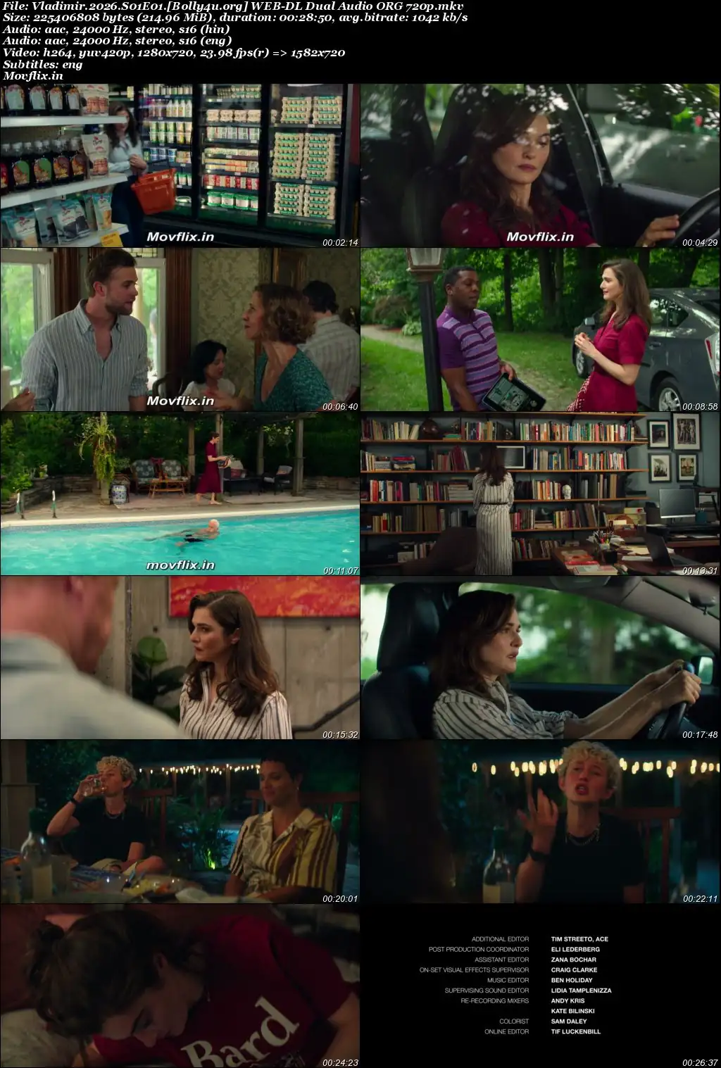 Vladimir 2026 WEB-DL Hindi Dual Audio ORG S01 Complete Download 720p  480p