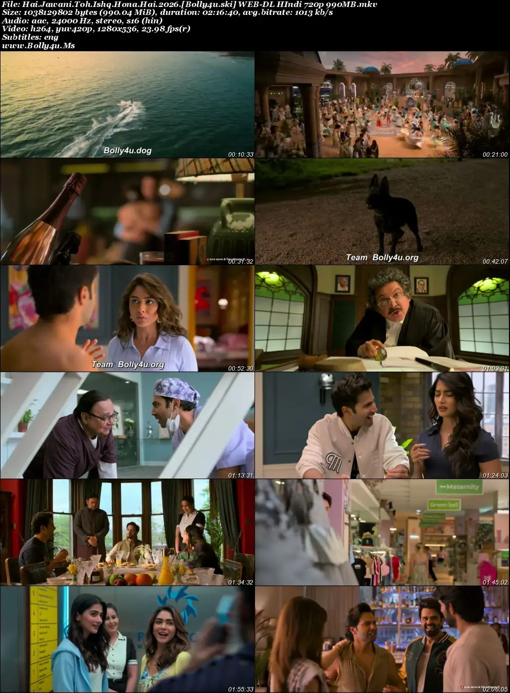Hai Jawani Toh Ishq Hona Hai 2026 WEB-DL Hindi Full Movie Download 1080p  720p  480p