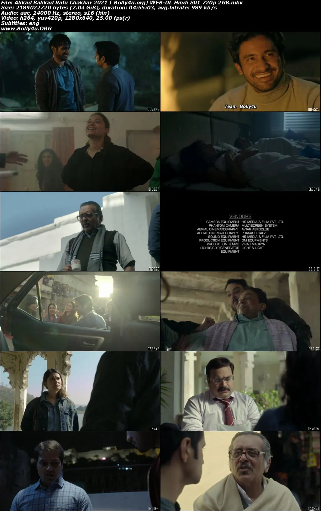 Akkad Bakkad Rafu Chakkar 2021 WEB-DL 900MB Hindi S01 Download 480p