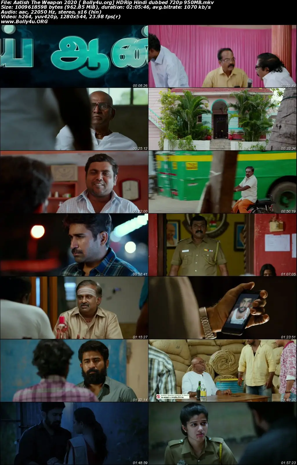 Aatish The Weapon 2020 HDRip 350Mb Hindi Dubbed 480p Download