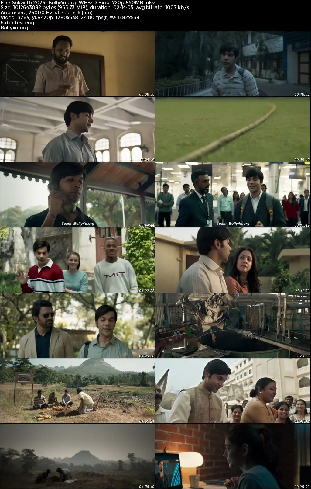 Srikanth 2024 WEB-DL Hindi Full Movie Download 1080p  720p  480p