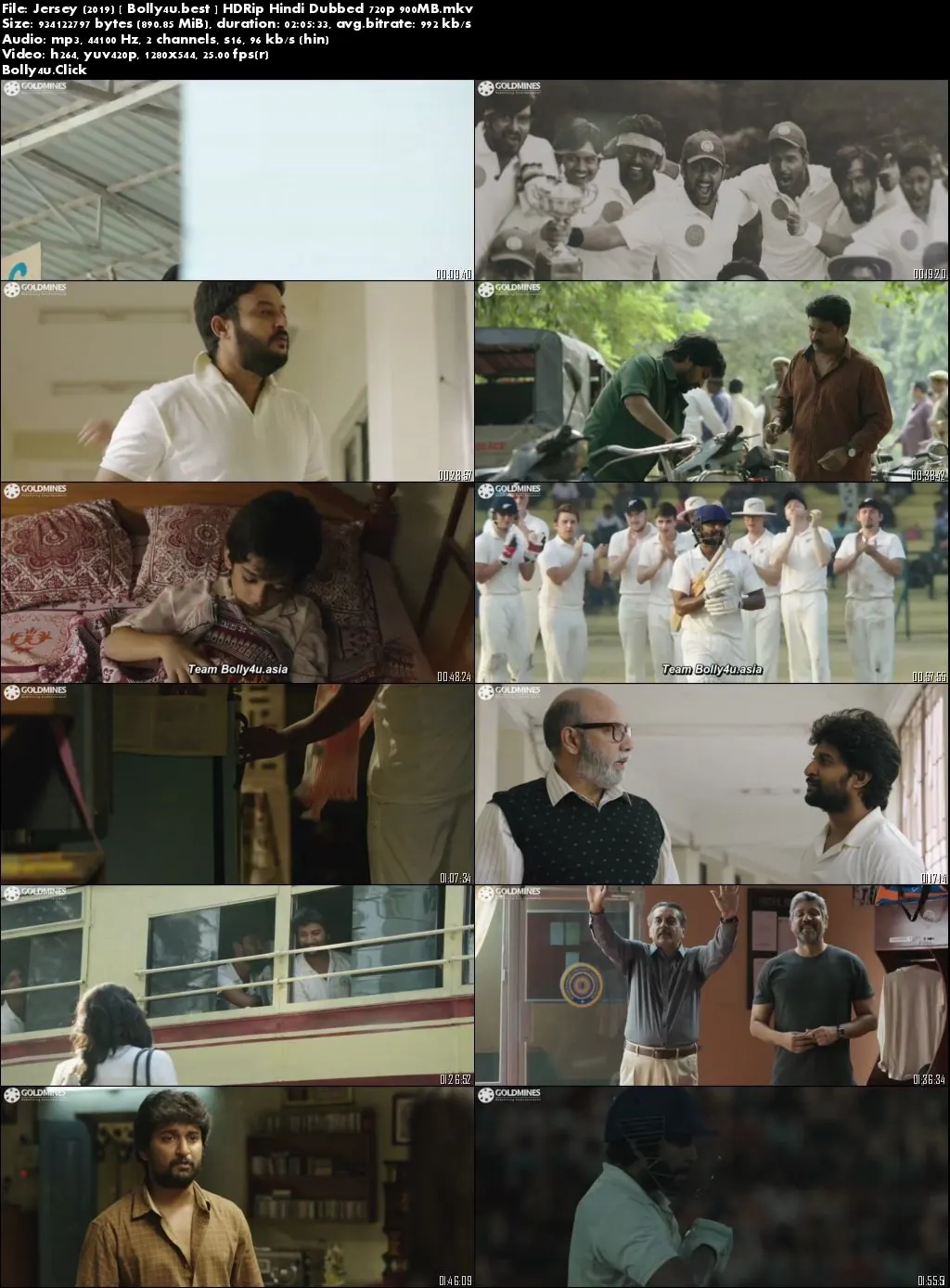 Jersey 2019 HDRip 300Mb Hindi Dubbed 480p Download