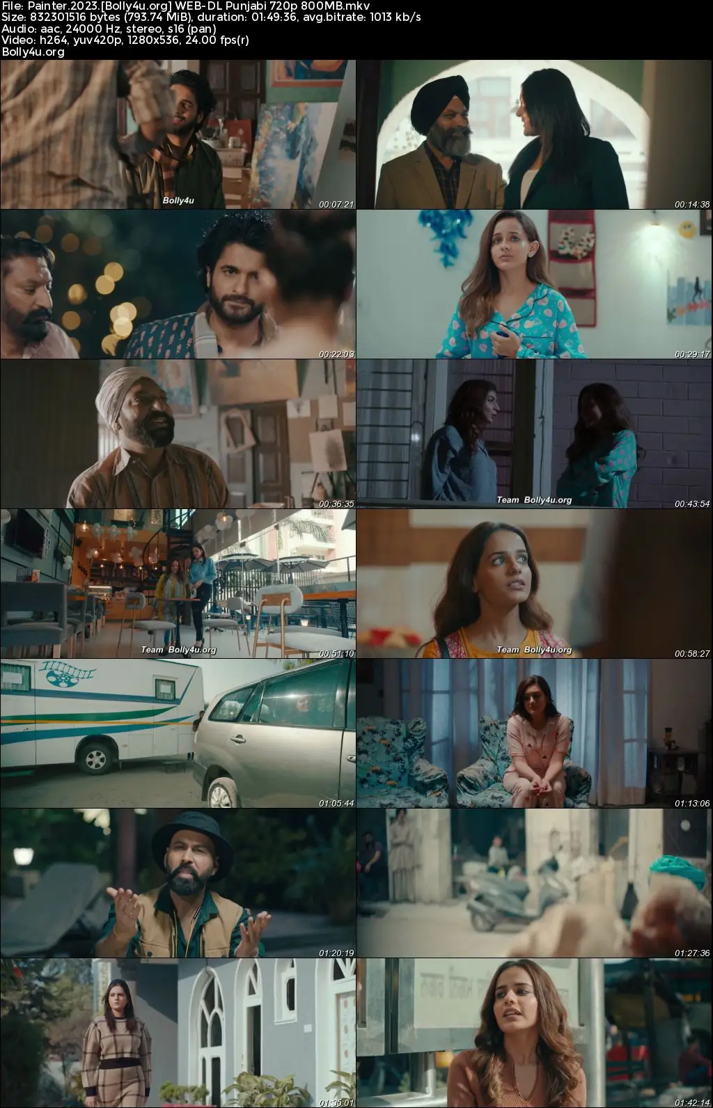 Painter 2023 WEB-DL Punjabi Full Movie Download 1080p  720p  480p