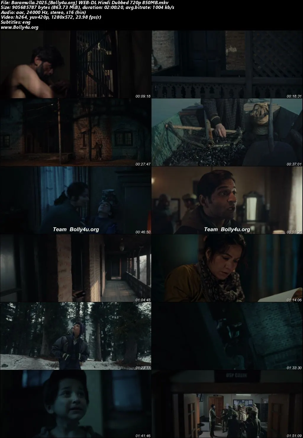 Baramulla 2025 WEB-DL Hindi Dubbed ORG Full Movie Download 1080p  720p  480p