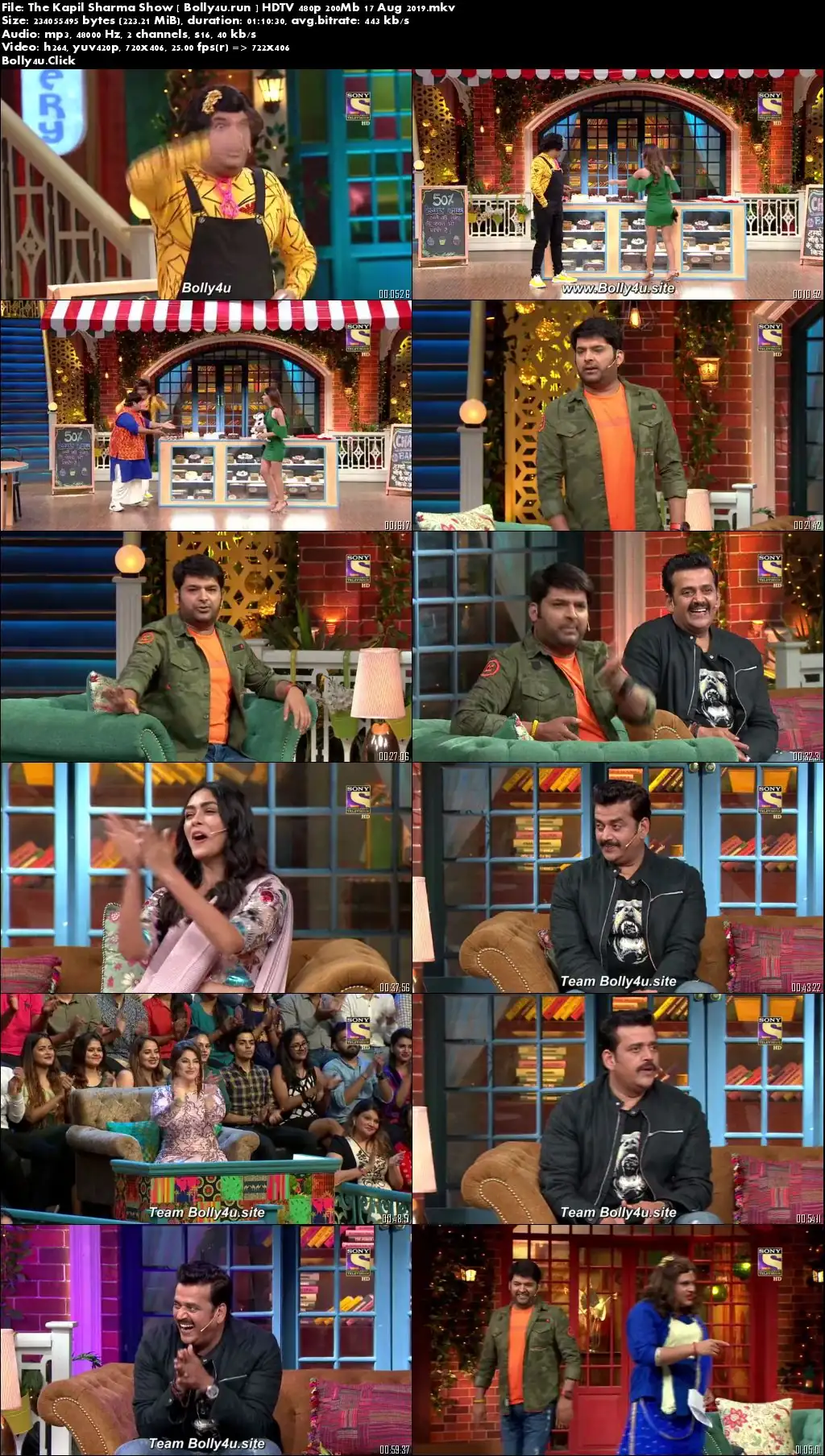 The Kapil Sharma Show HDTV 480p 200Mb 17 August 2019 Download