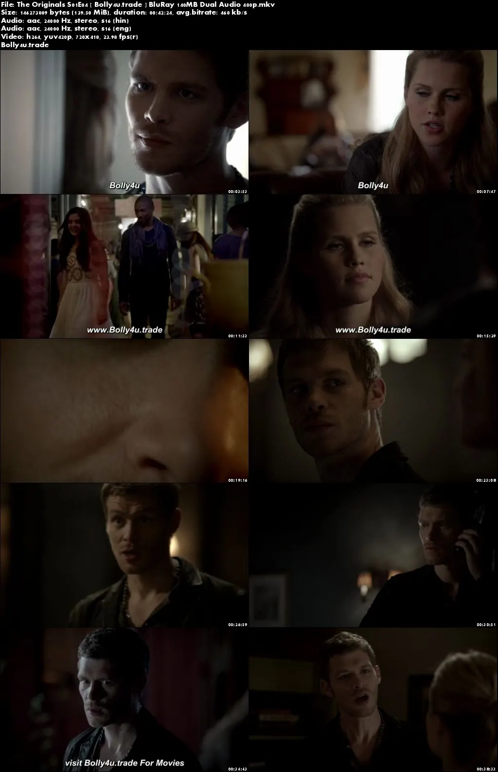 The Originals S01E04 BluRay 140MB Hindi Dual Audio 480p Download