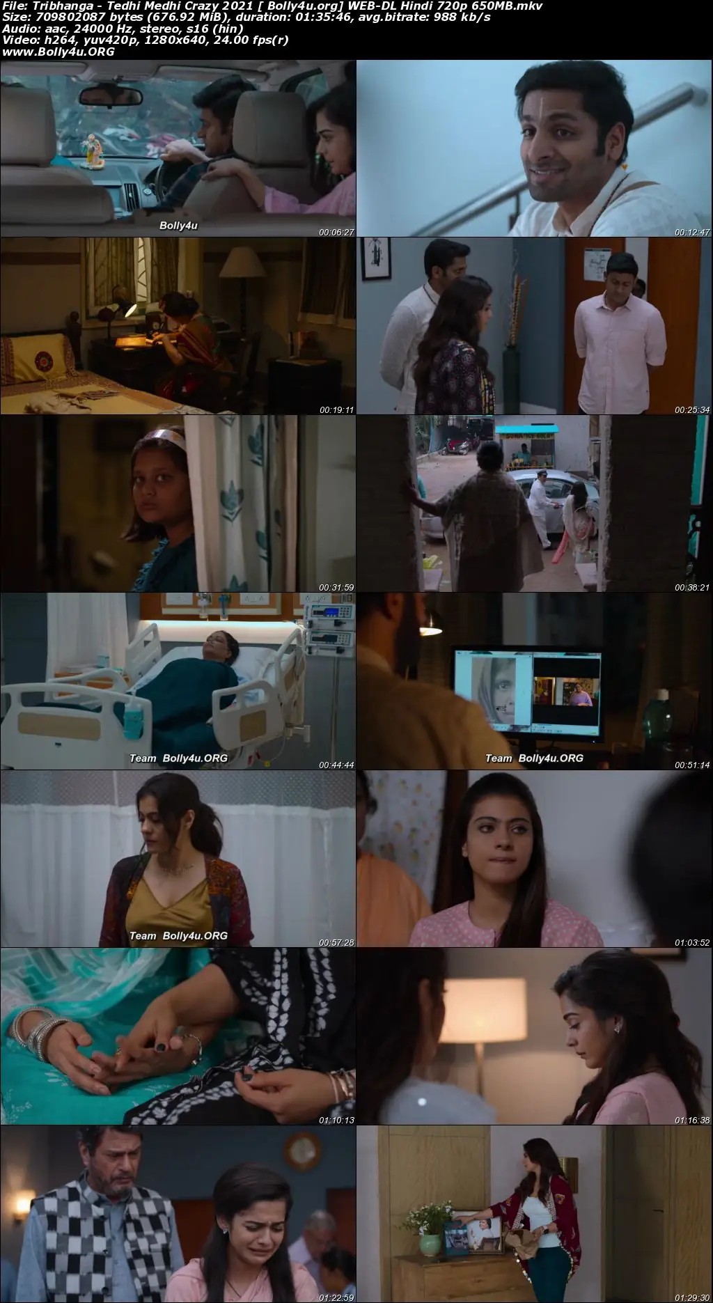 Tribhanga Tedhi Medhi Crazy 2021 WEB-DL 300MB Hindi 480p Download