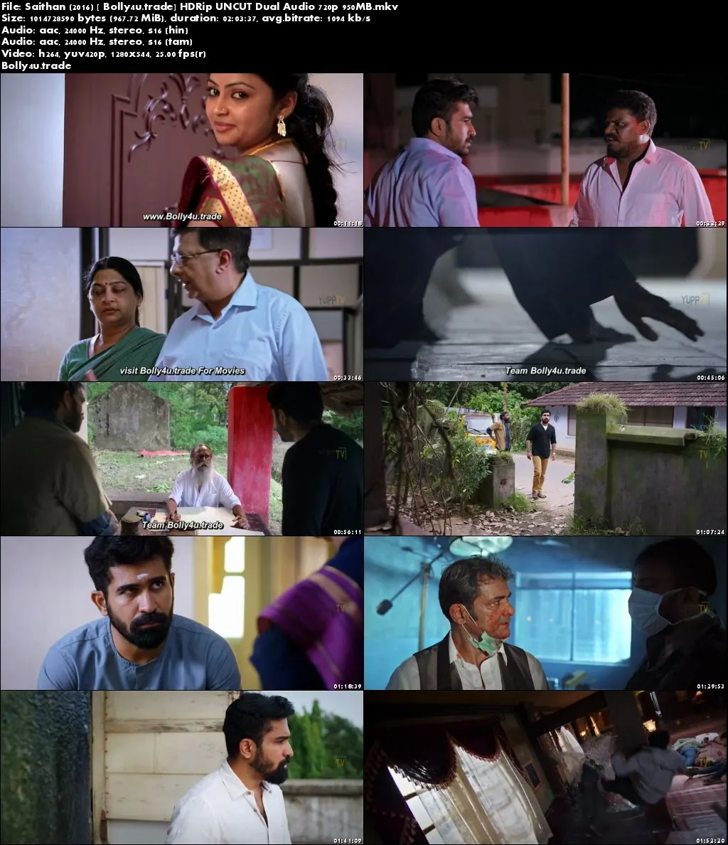 Saithan 2016 HDRip 350MB UNCUT Hindi Dual Audio 480p Download