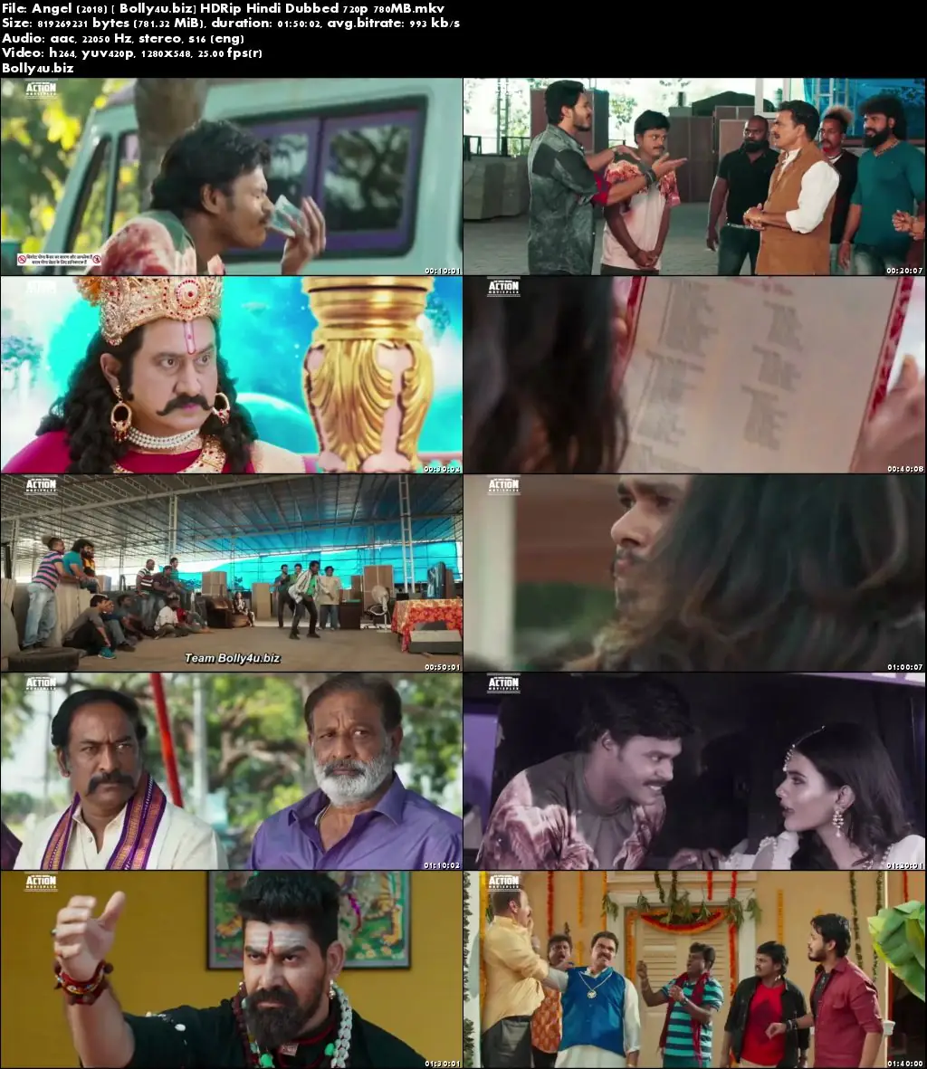 Angel 2018 HDRip 750MB Full Hindi Dubbed Movie Download 720p