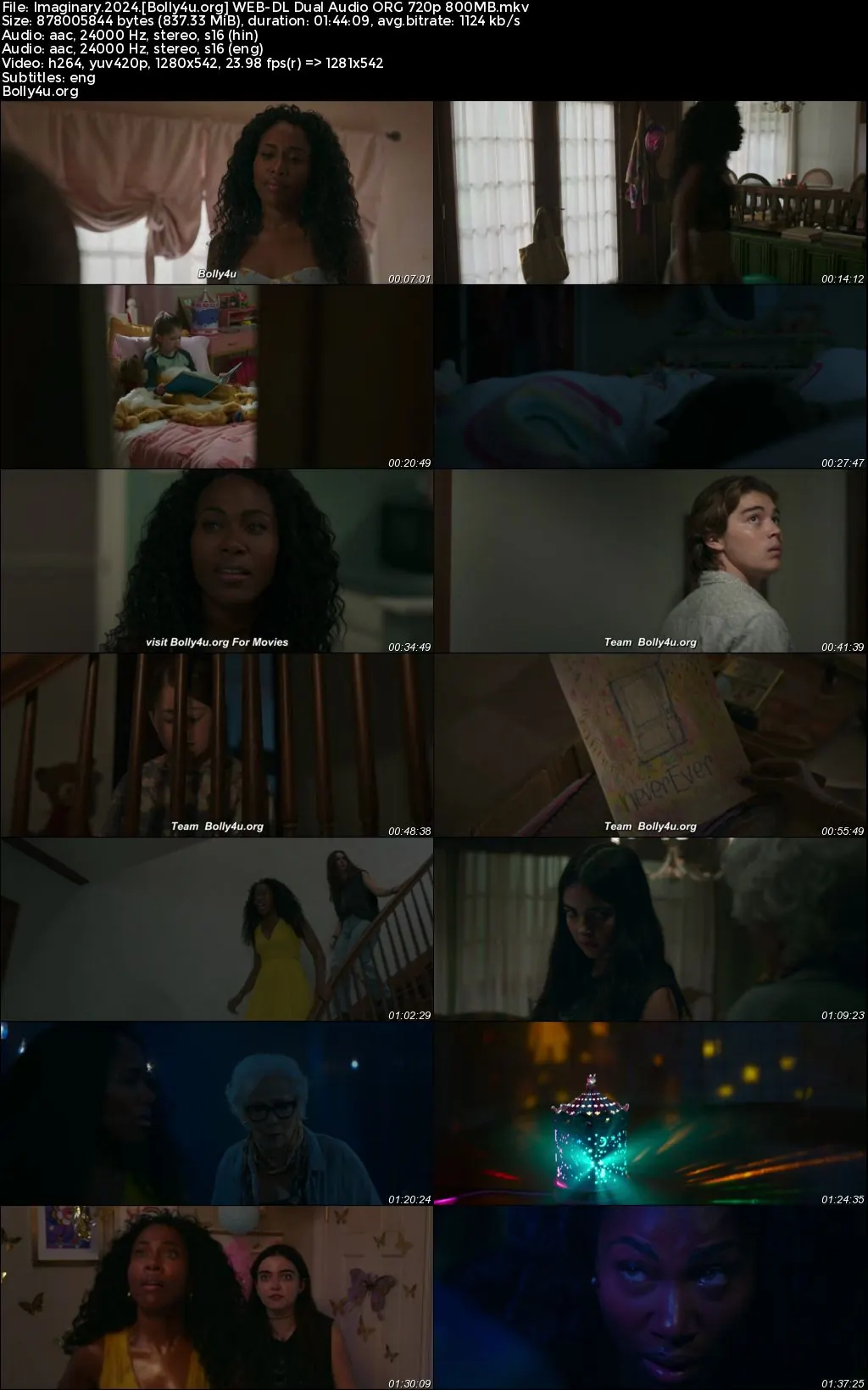 Imaginary 2024 WEB-DL Hindi Dual Audio ORG Full Movie Download 1080p  720p  480p
