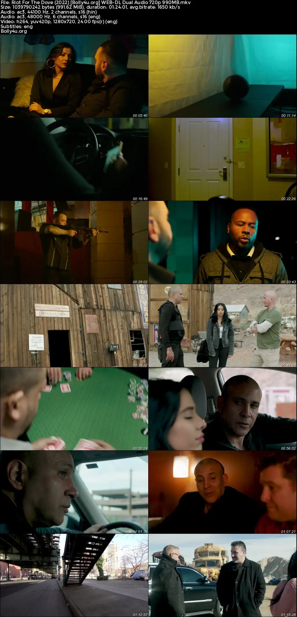 Riot For The Dove 2022 WEB-DL Hindi Dual Audio Full Movie Download 720p  480p