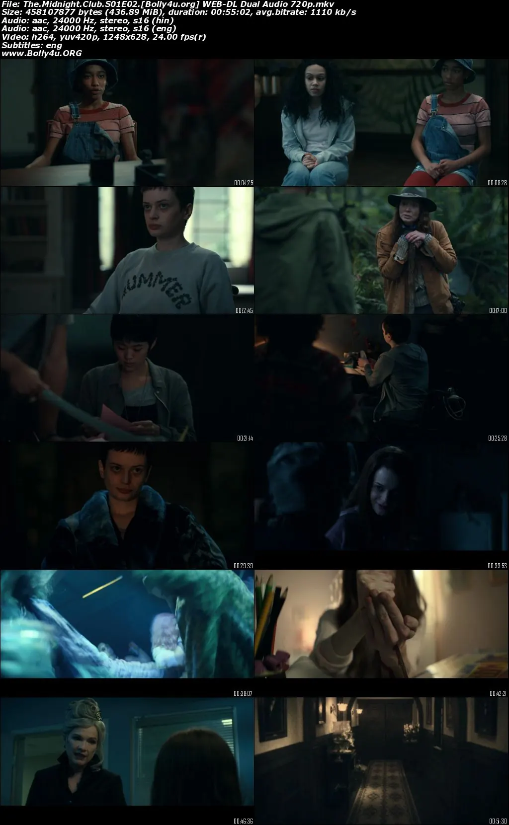 The Midnight Club 2022 WEB-DL Hindi Dual Audio ORG S01 Complete Download 720p  480p