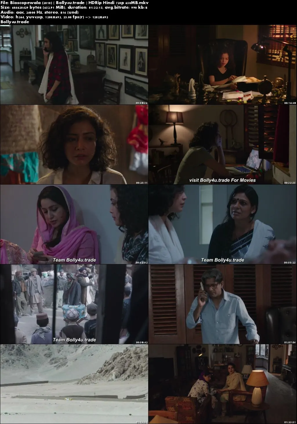 Bioscopewala 2018 HDRip 280Mb Full Hindi Movie Download 480p