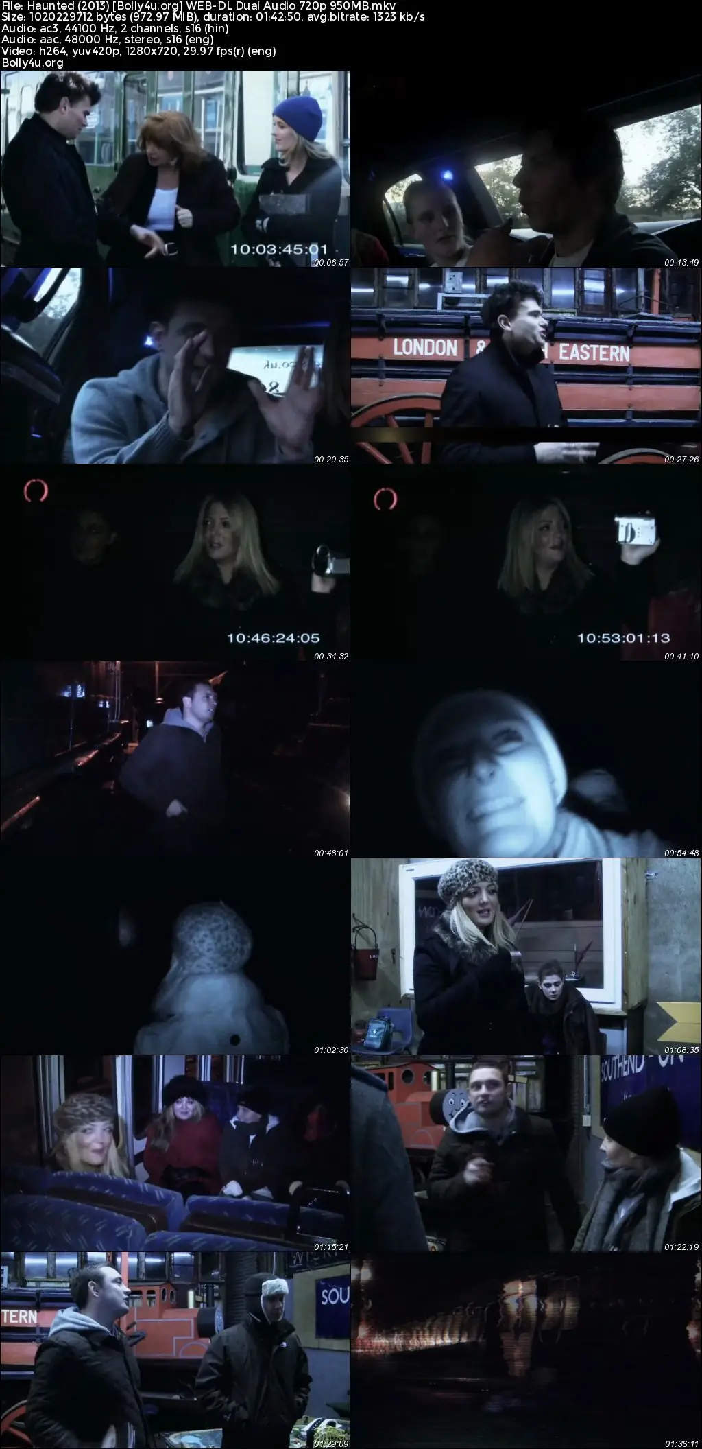 Haunted 2013 WEB-DL Hindi Dual Audio Full Movie Download 720p  480p