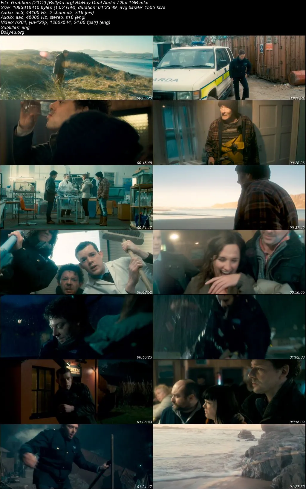 Grabbers 2012 BluRay Hindi Dual Audio Full Movie Download 720p  480p