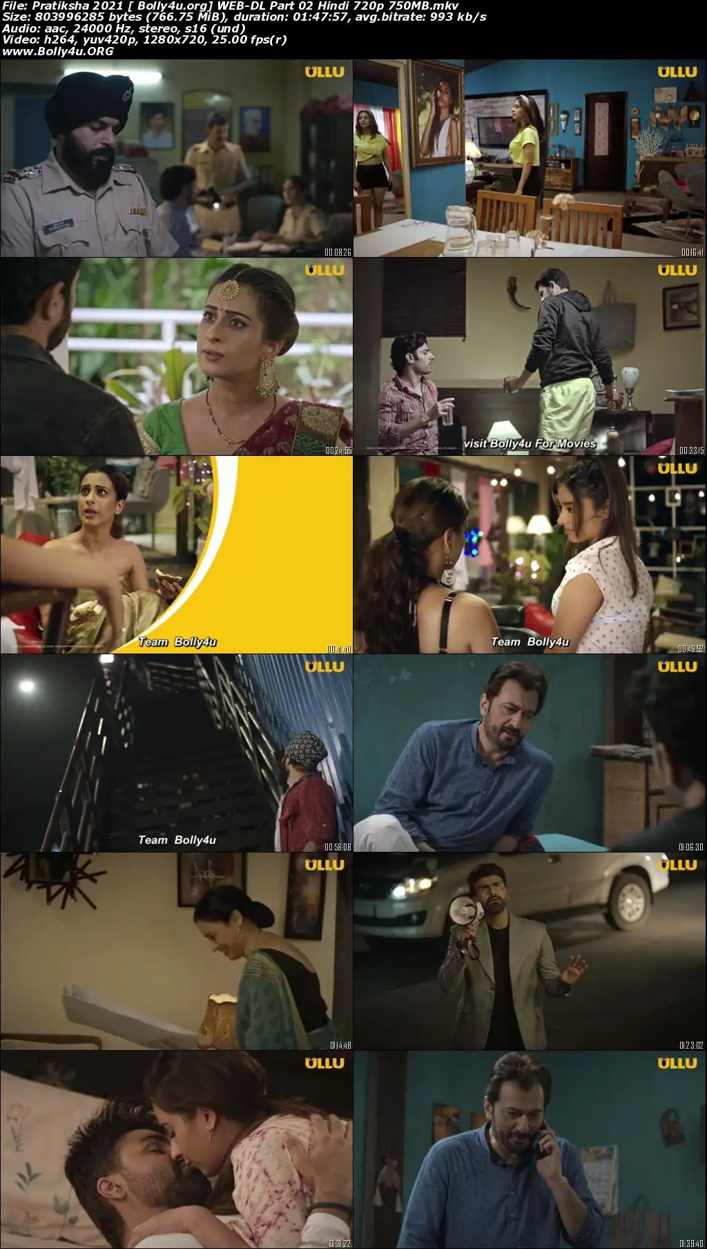Pratiksha 2021 WEB-DL 750Mb Hindi Part 02 ULLU 720p Download