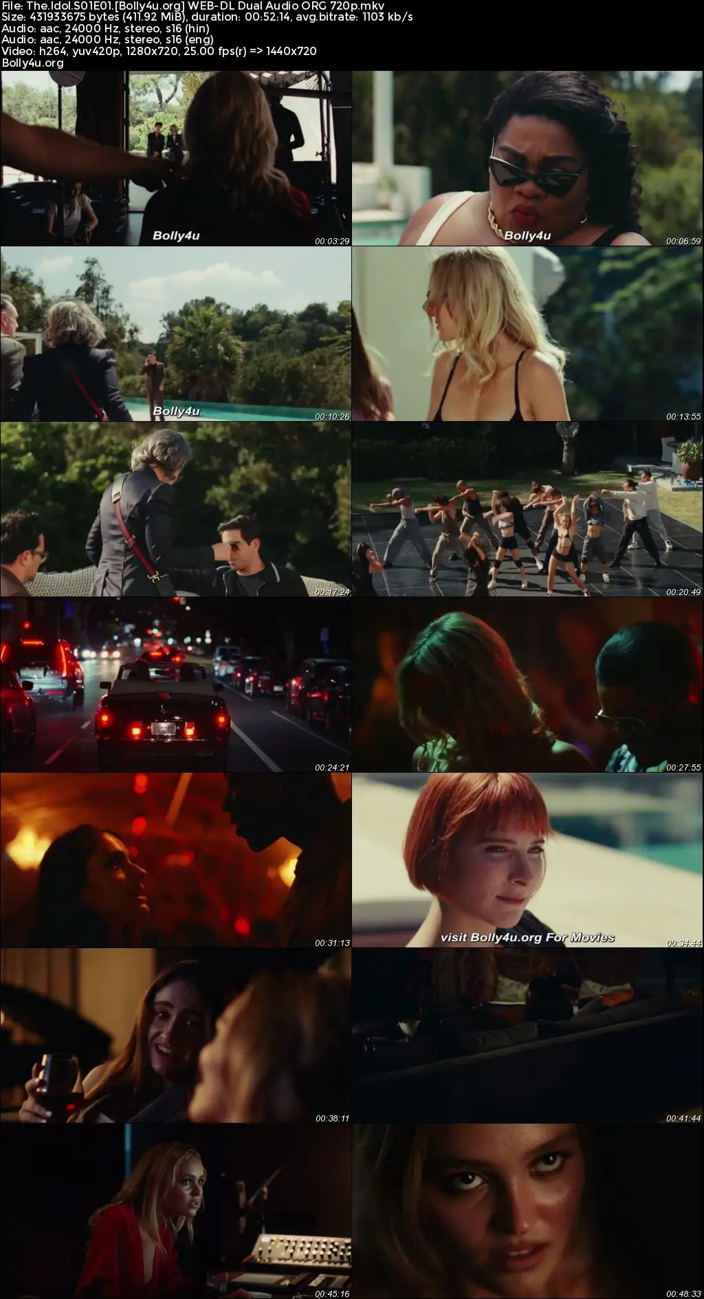 The Idol 2023 WEB-DL Hindi Dual Audio ORG S01 Complete Download 720p  480p
