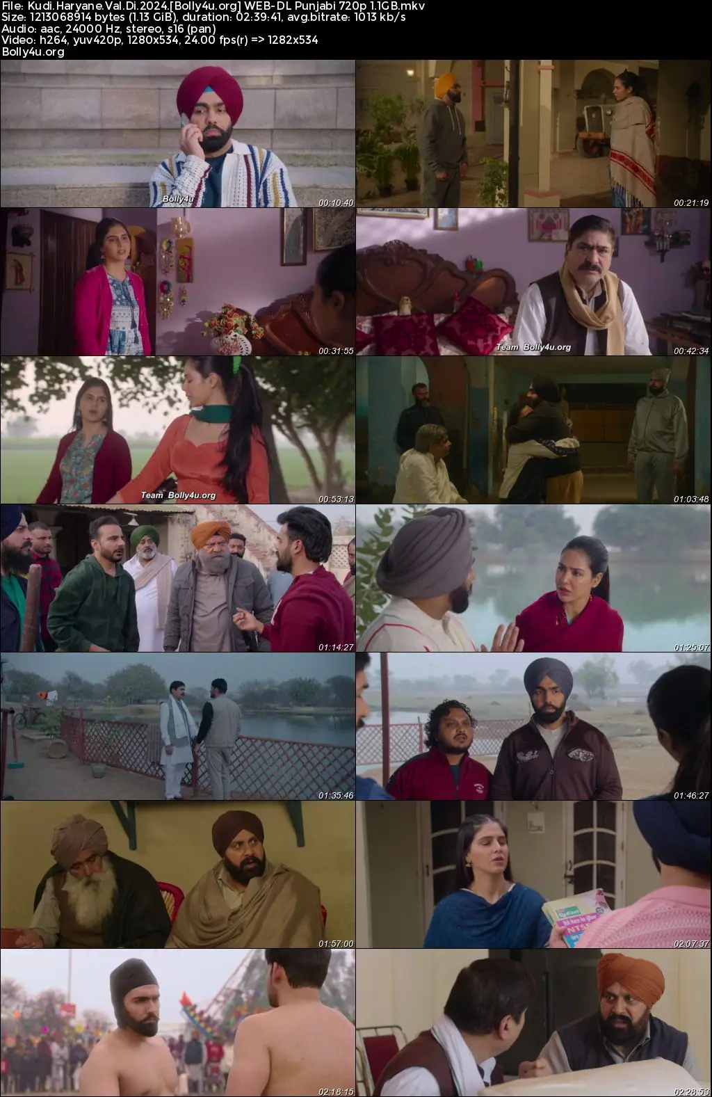 Kudi Haryane Val Di 2024 WEB-DL Punjabi Full Movie Download 1080p  720p  480p