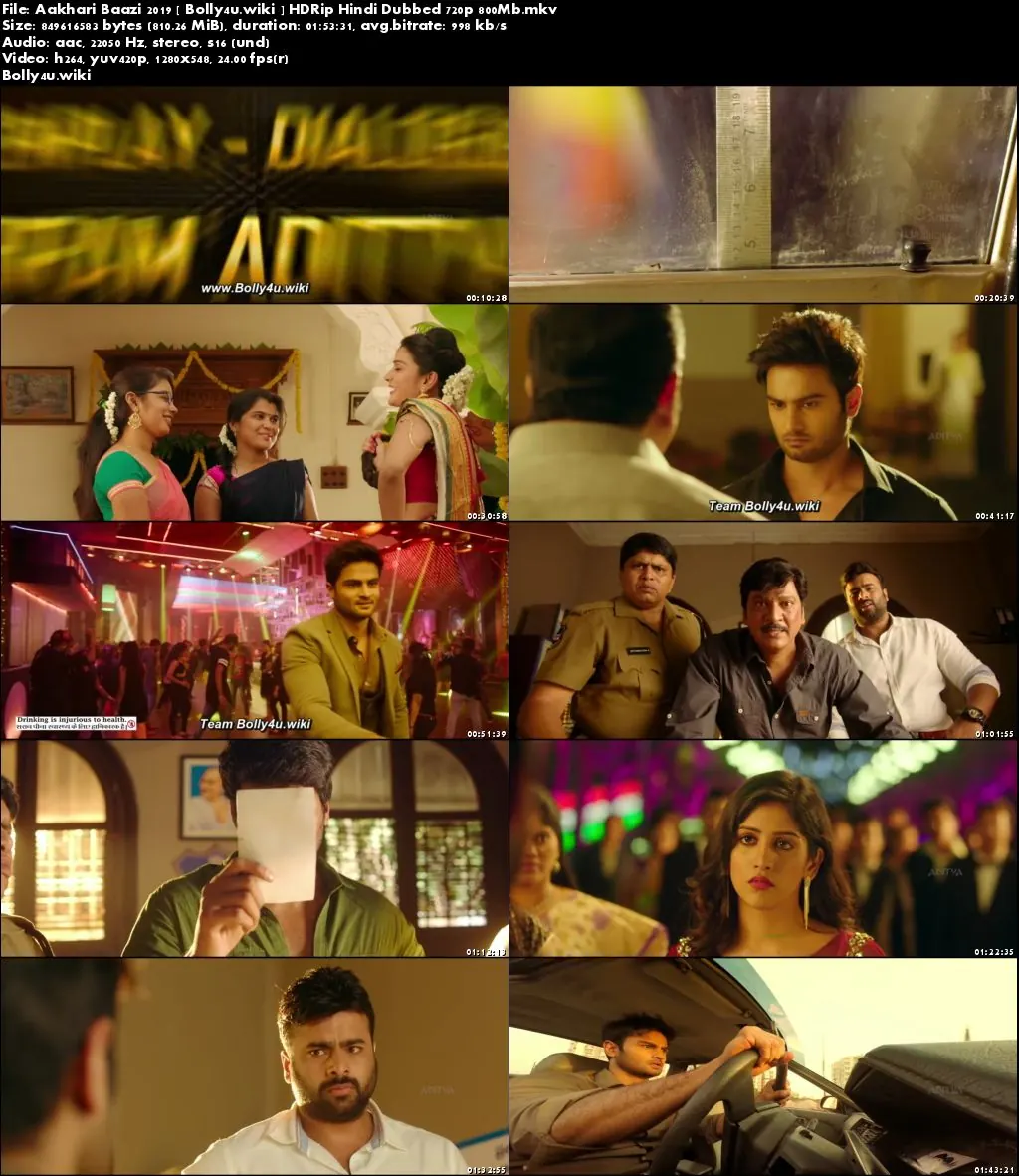 Aakhari Baazi 2019 HDRip 800MB Hindi Dubbed 720p Download