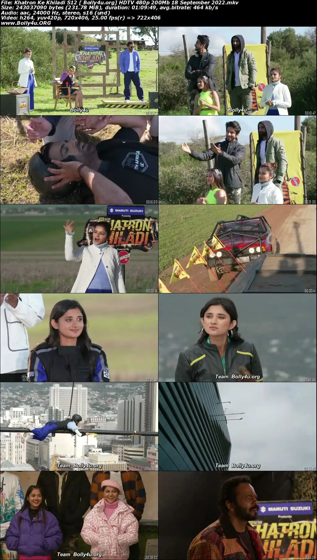 Khatron Ke Khiladi S12 HDTV 480p 200Mb 18 September 2022 Download