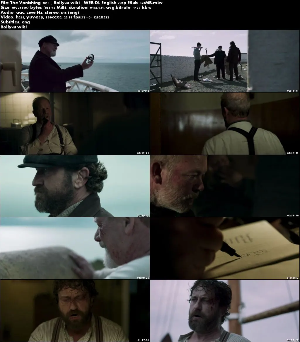 The Vanishing 2018 WEB-DL 850Mb English 720p ESub Download