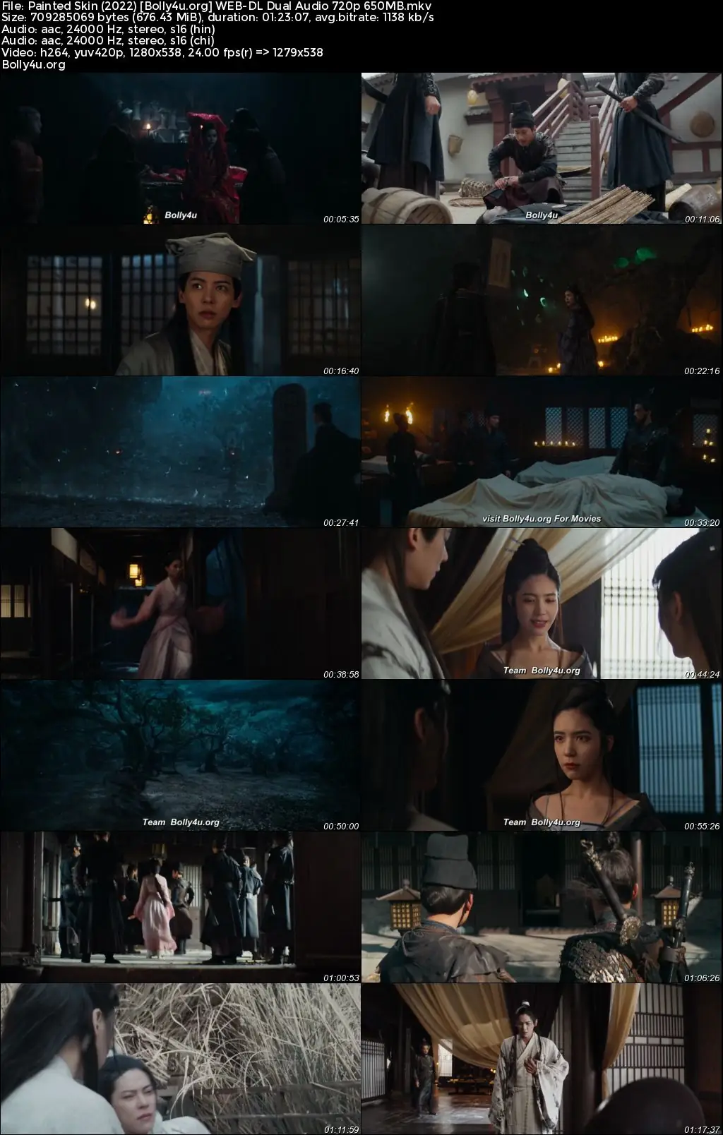 Painted Skin 2022 WEB-DL Hindi Dual Audio Full Movie Download 1080p  720p  480p