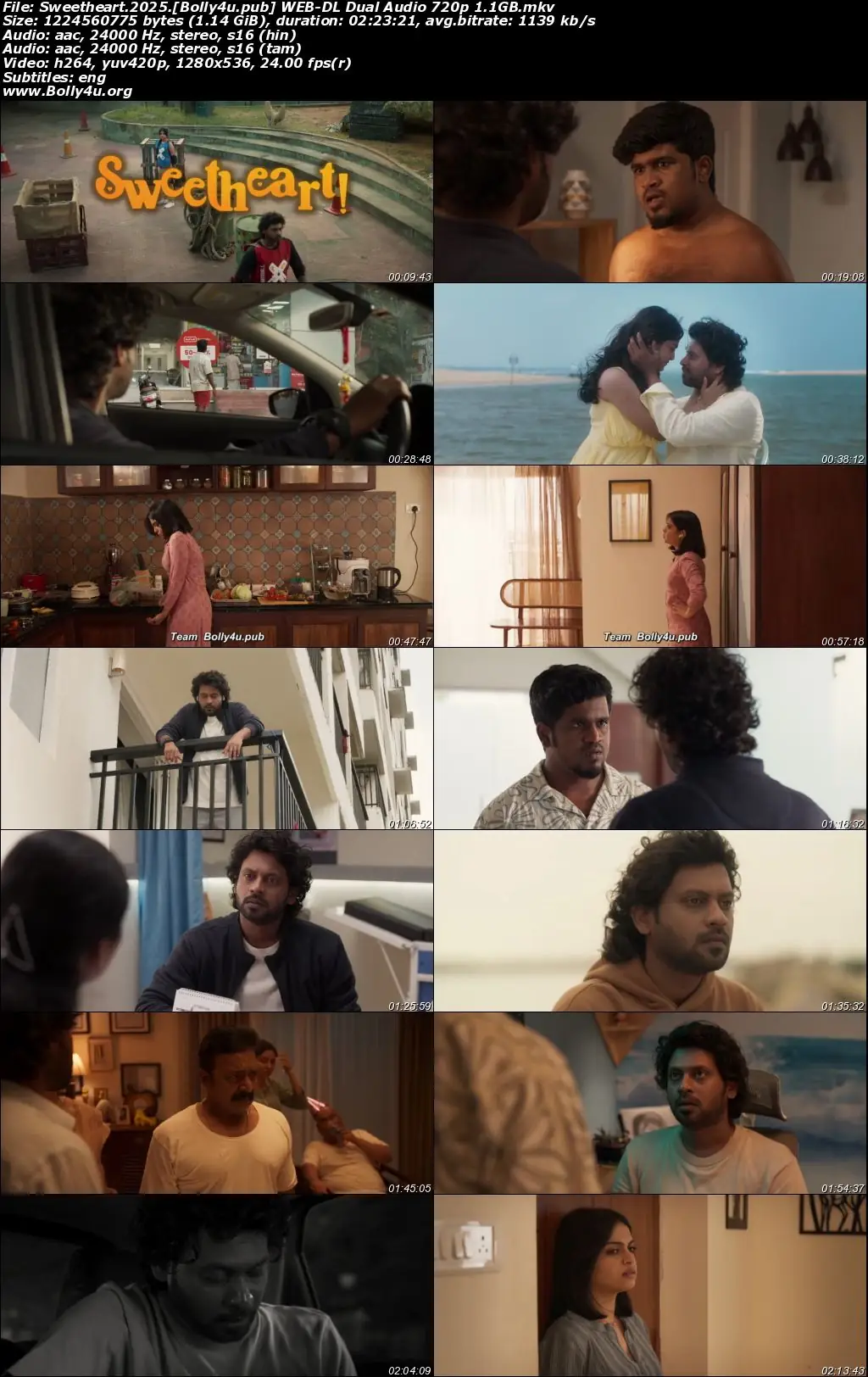 Sweetheart 2025 WEB-DL UNCUT Hindi Dual Audio ORG Full Movie Download 1080p  720p  480p