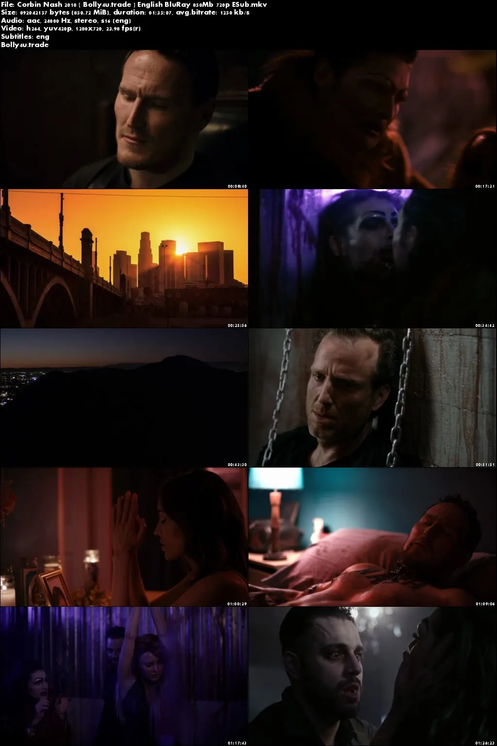 Corbin Nash 2018 BRRip 850MB English 720p ESub Download