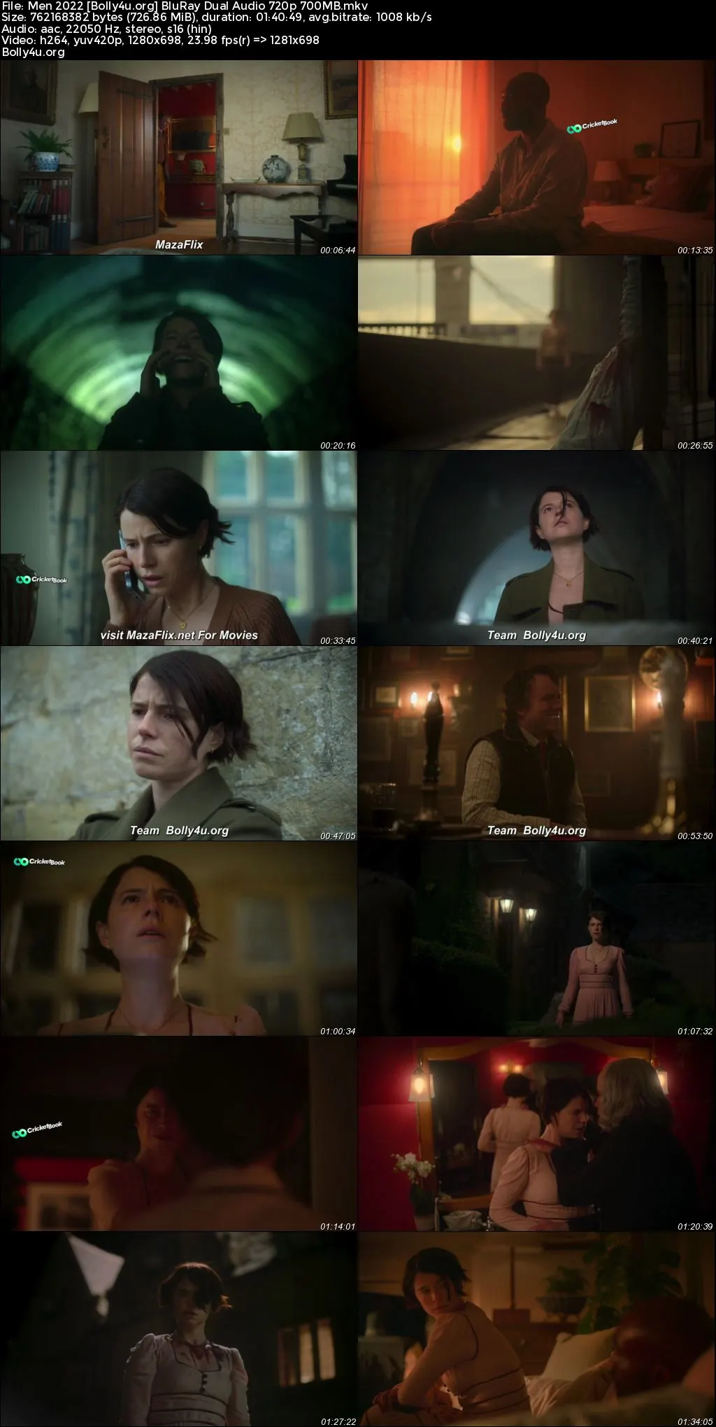 Men 2022 BluRay Hindi HQ Dubbed Full Movie Download 1080p  720p  480p