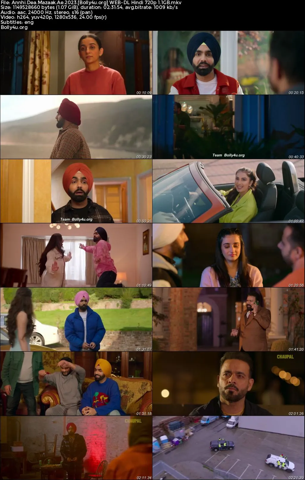 Annhi Dea Mazaak Ae 2023 WEB-DL Punjabi Full Movie Download 1080p  720p  480p