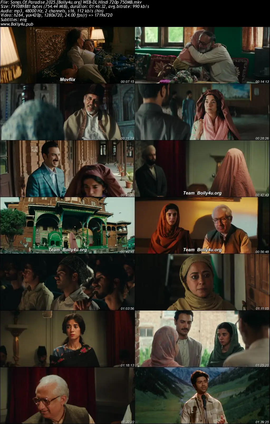 Songs Of Paradise 2025 WEB-DL Hindi Full Movie Download 1080p  720p  480p