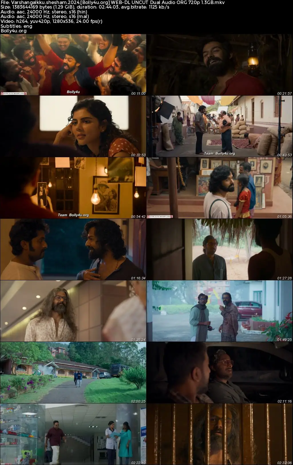 Varshangalkku Shesham 2024 WEB-DL UNCUT Hindi Dual Audio ORG Full Movie Download 1080p  720p  480p