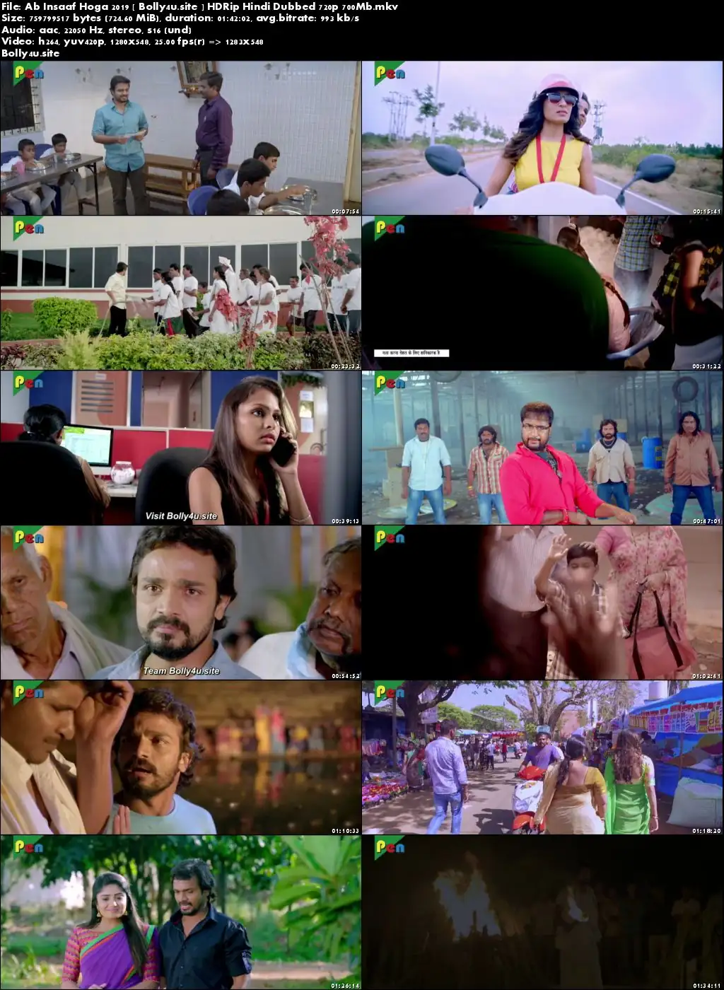 Ab Insaaf Hoga 2019 HDRip 700Mb Hindi Dubbed 720p Download