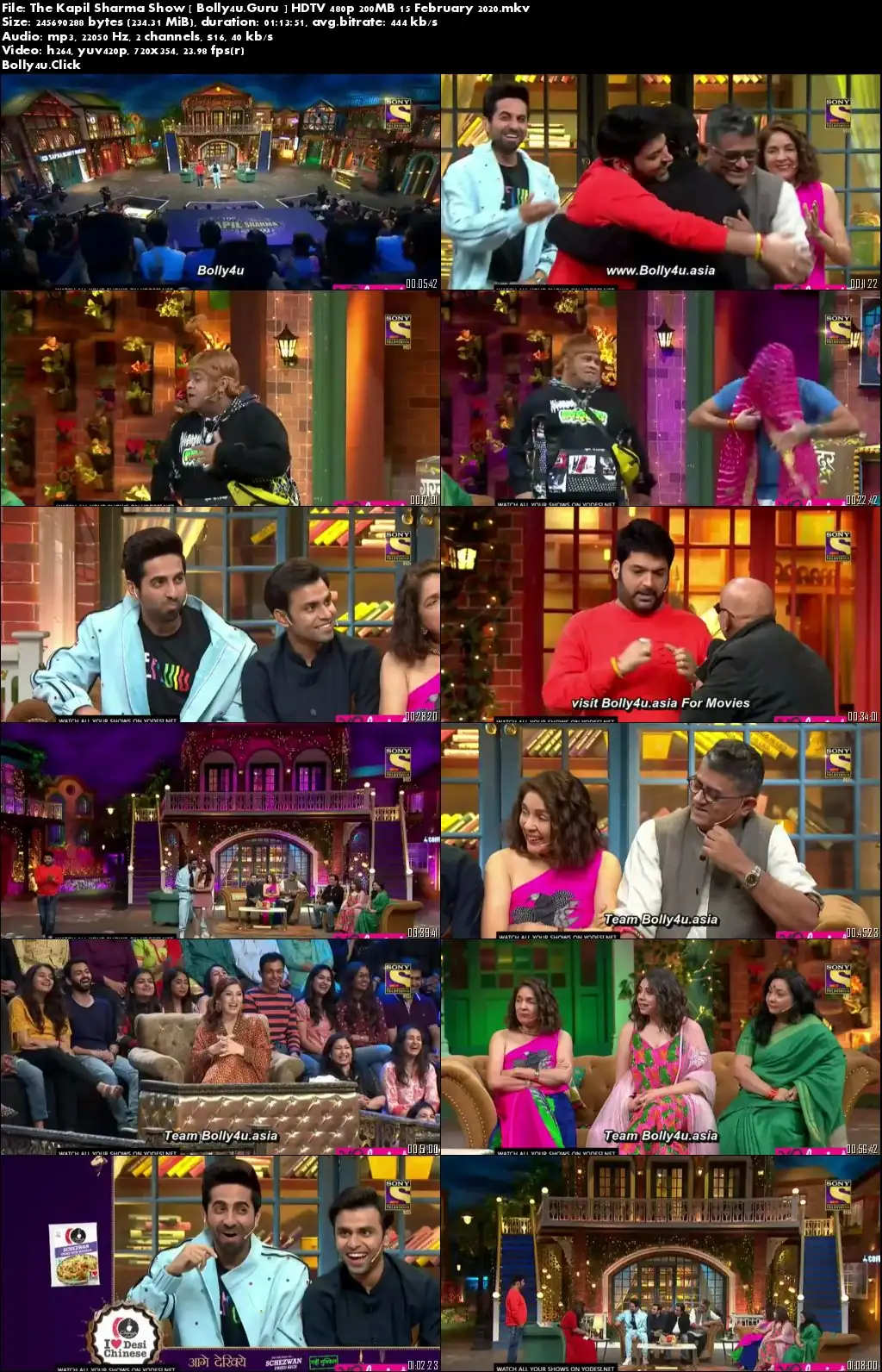 The Kapil Sharma Show HDTV 480p 200MB 15 February 2020 Download
