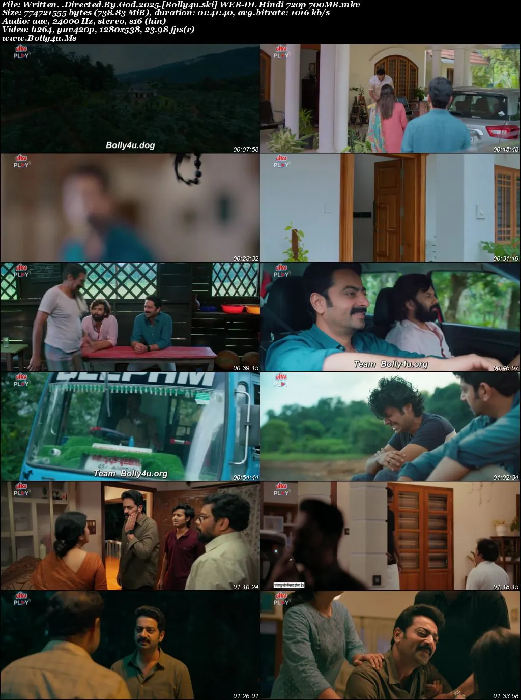 Written & Directed By God 2025 WEB-DL Hindi Dubbed ORG Full Movie Download 1080p  720p  480p