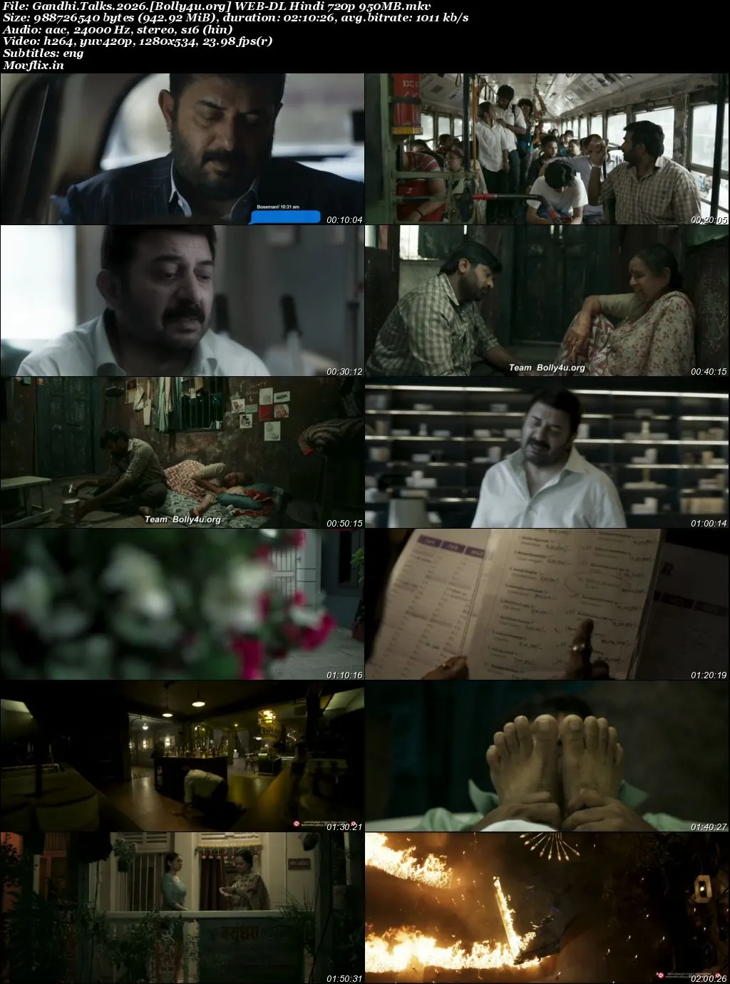 Gandhi Talks 2026 WEB-DL Hindi Full Movie Download 1080p  720p  480p