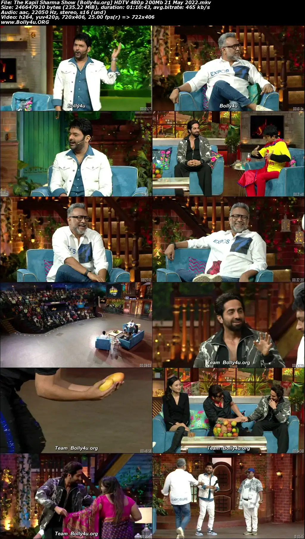 The Kapil Sharma Show HDTV 480p 200Mb 21 May 2022 Download