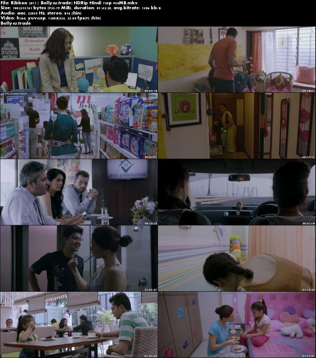 Ribbon 2017 HDRip 300MB Full Hindi Movie Download 480p
