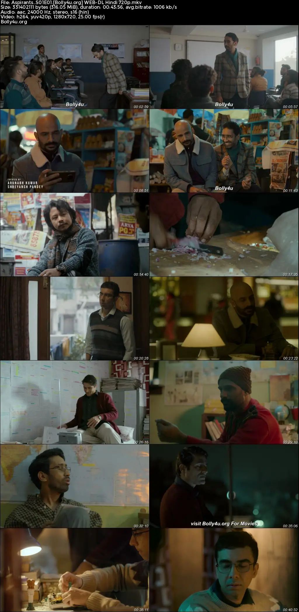 Aspirants 2021 WEB-DL Hindi S01 Complete Download 720p  480p