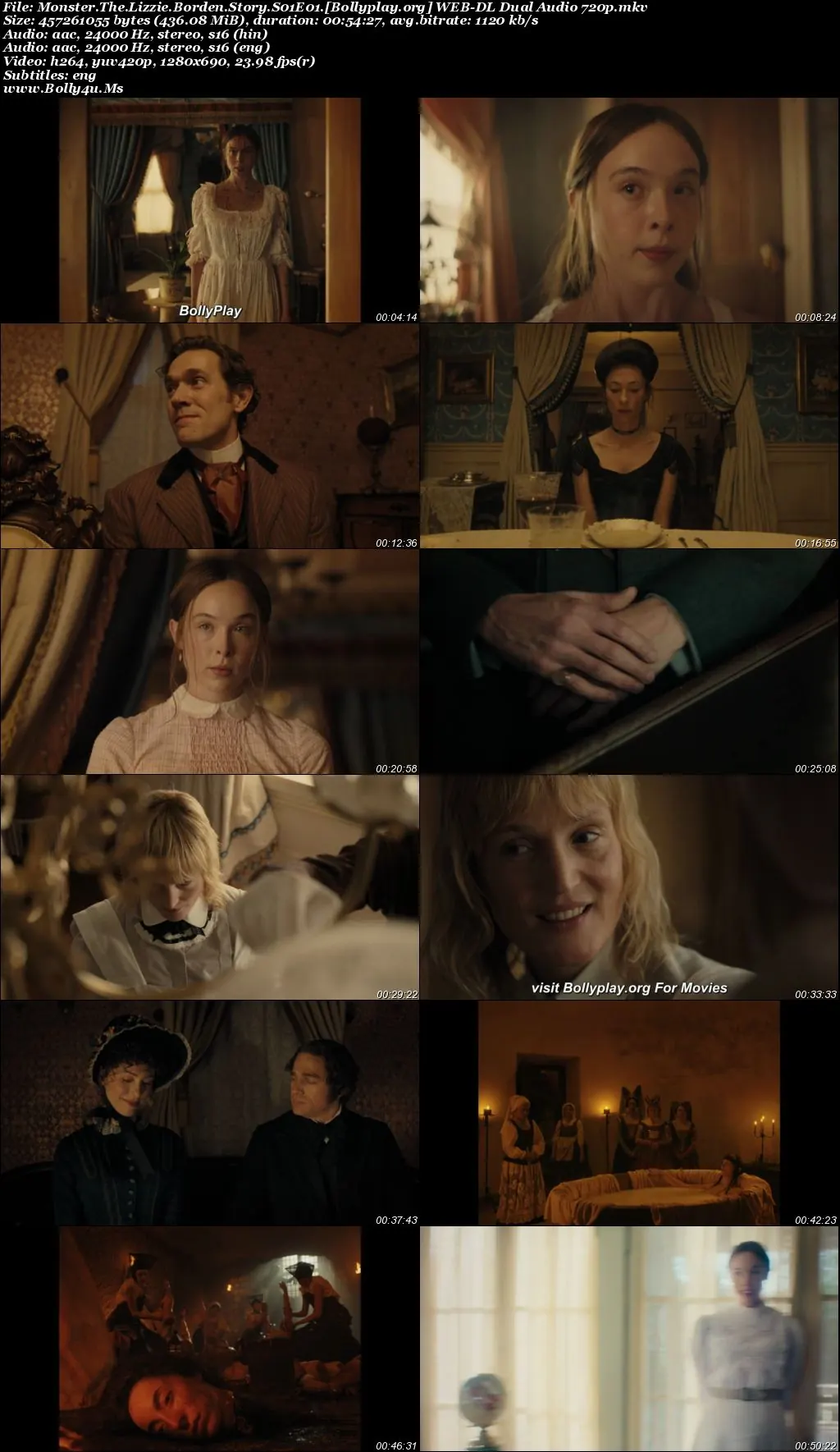 Monster The Lizzie Borden Story 2026 WEB-DL Hindi Dual Audio ORG S01 Complete Download 720p  480p