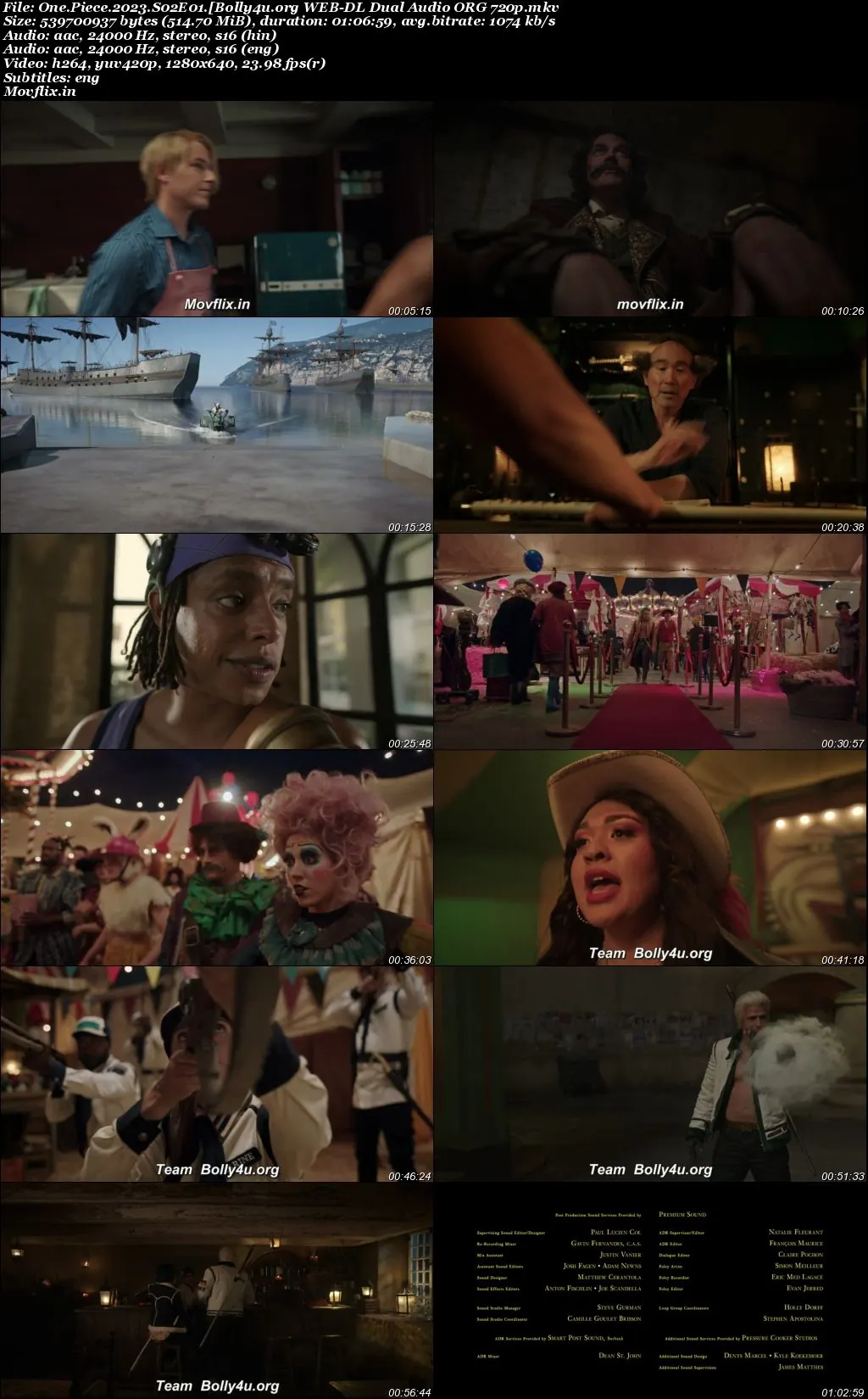 One Piece 2026 WEB-DL Hindi Dual Audio ORG S02 Complete Download 720p  480p