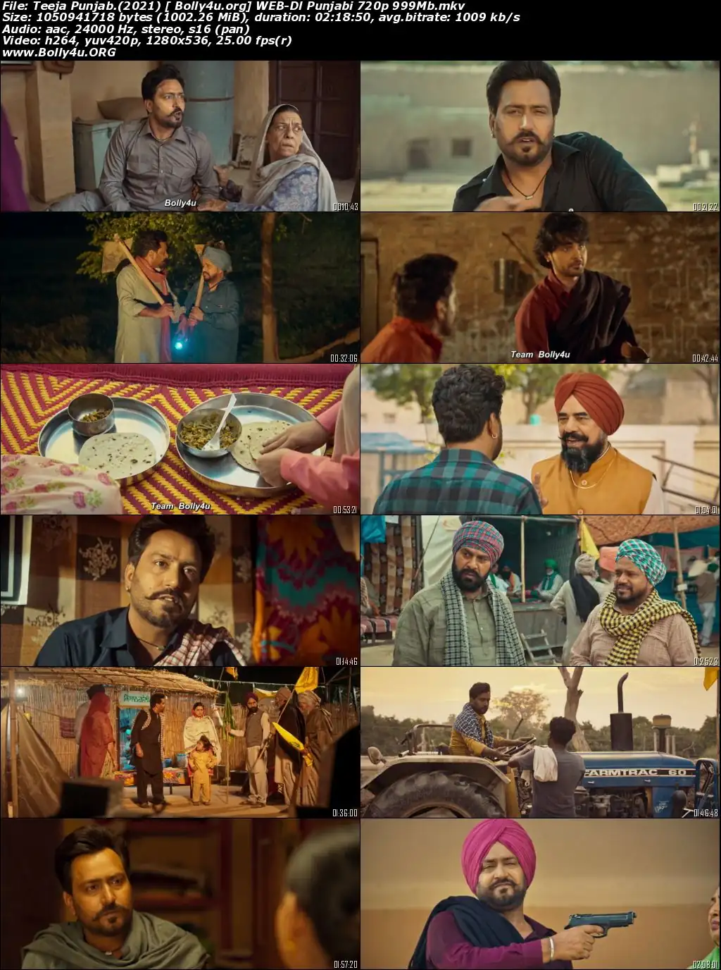 Teeja Punjab 2021 WEB-DL 400MB Punjabi Movie Download 480p
