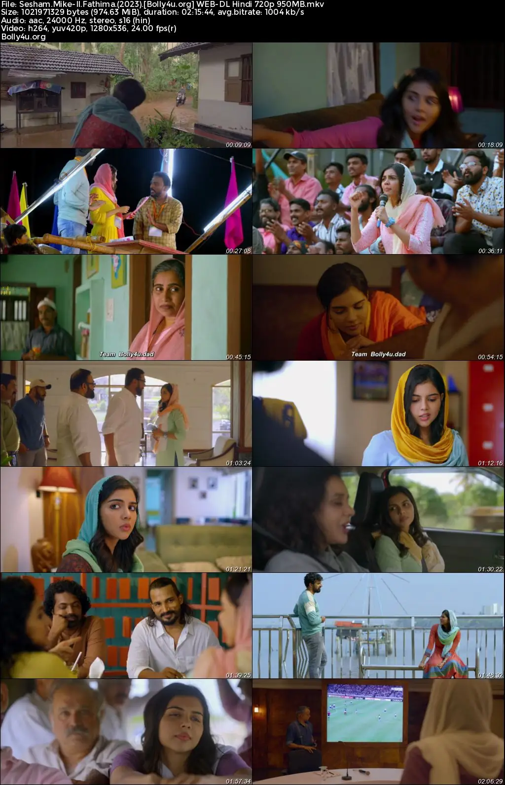 Sesham Mikeil Fathima 2023 WEB-DL Hindi Dubbed ORG Full Movie Download 1080p  720p  480p