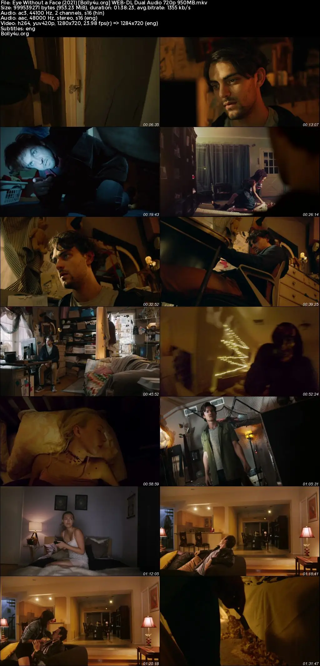 Eye Without a Face 2021 WEB-DL Hindi Dual Audio Full Movie Download 720p  480p
